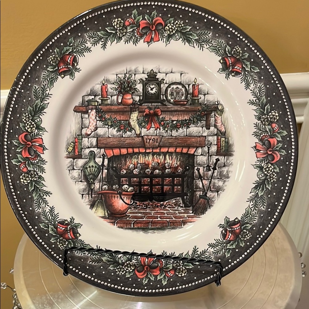 Stafford Cream Decorative Plate